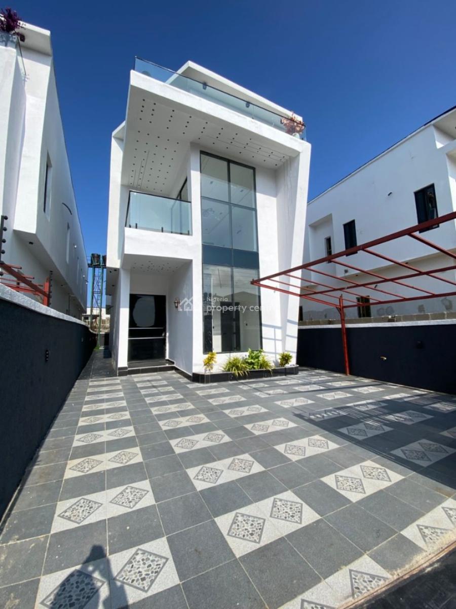 Sophisticated 5 Bedroom Fully Detached Duplex with Bq and Pool, Sangotedo, Ajah, Lagos, Detached Duplex for Sale