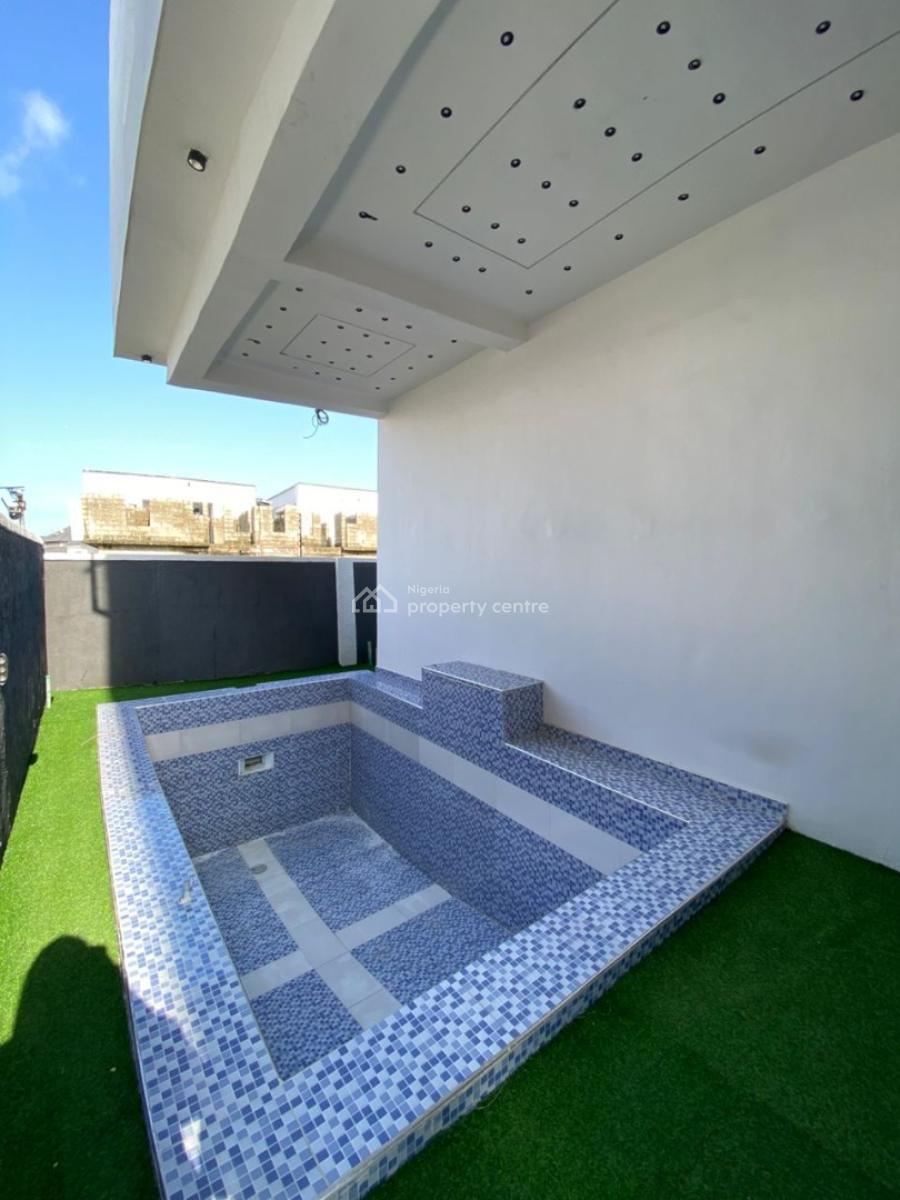 Sophisticated 5 Bedroom Fully Detached Duplex with Bq and Pool, Sangotedo, Ajah, Lagos, Detached Duplex for Sale