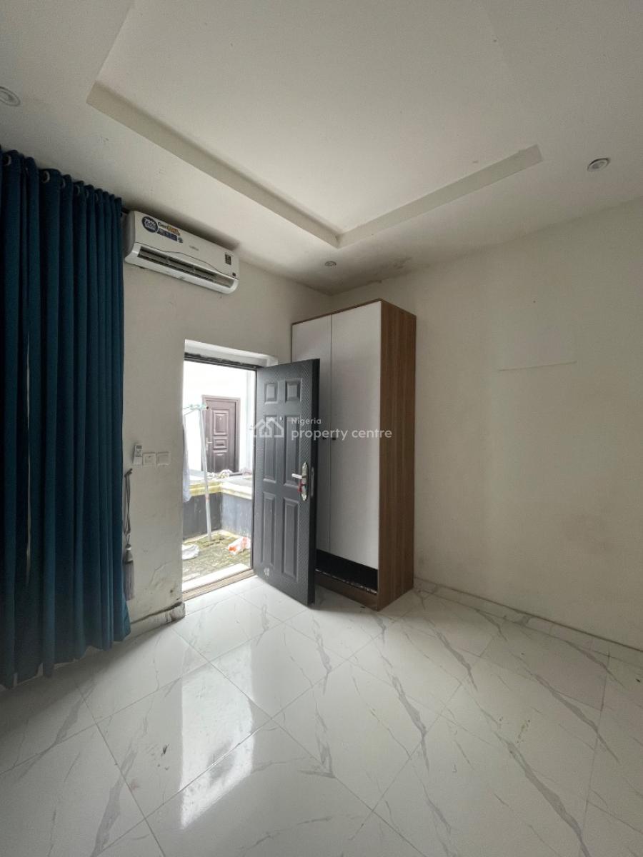 Spacious Bq Comes with Ac, Solar& Curtains, Estate Before Abraham Adesanya Bus Stop, Ajah, Lagos, Self Contain (single Rooms) for Rent