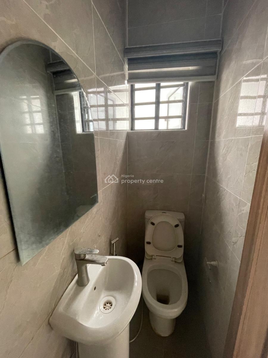 Spacious Bq Comes with Ac, Solar& Curtains, Estate Before Abraham Adesanya Bus Stop, Ajah, Lagos, Self Contain (single Rooms) for Rent
