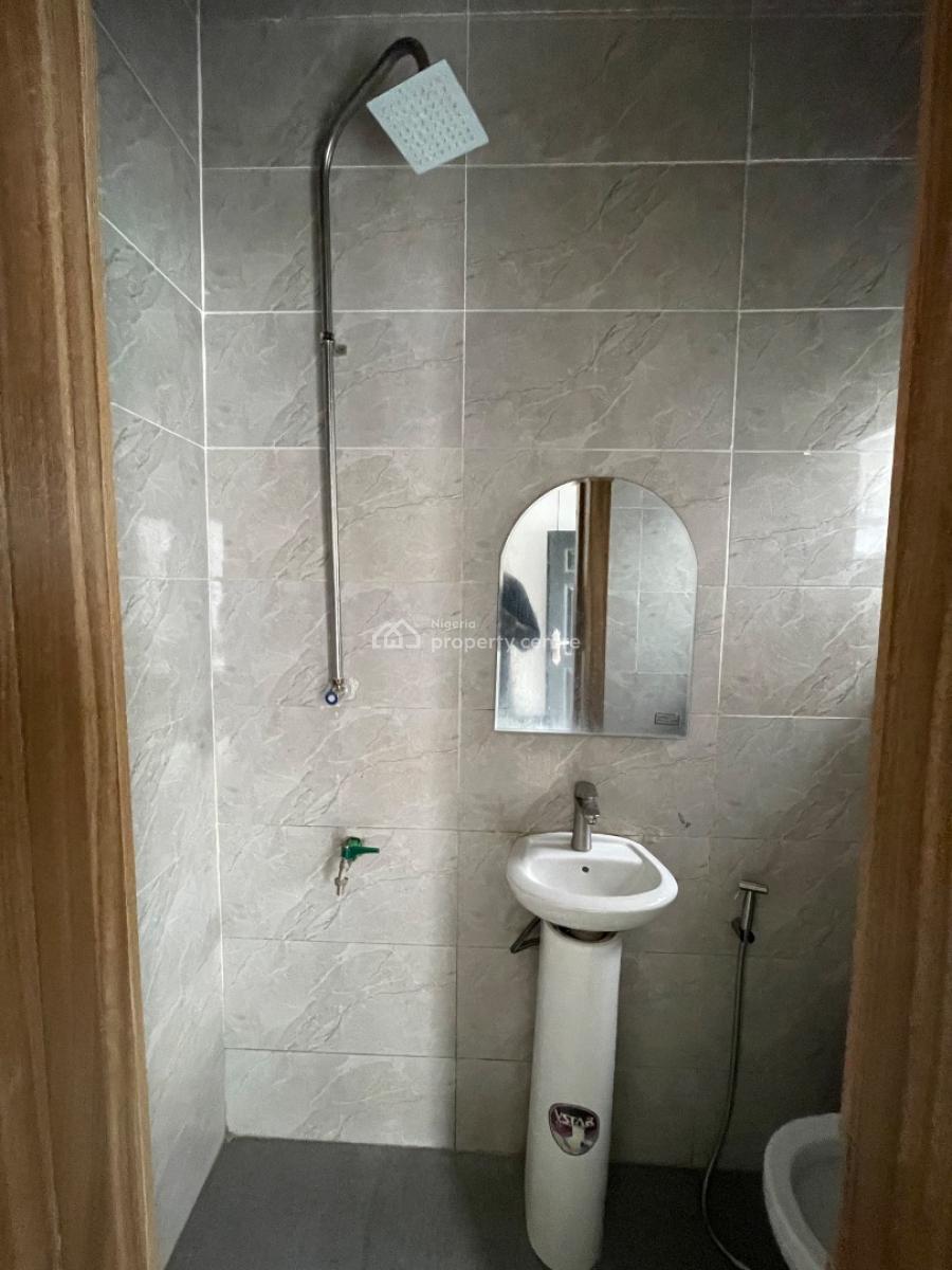Spacious Bq Comes with Ac, Solar& Curtains, Estate Before Abraham Adesanya Bus Stop, Ajah, Lagos, Self Contain (single Rooms) for Rent