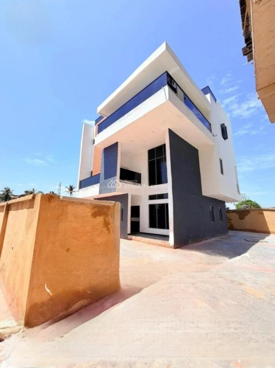 Exquisitely Built 5 Bedroom Fully Detached Duplex with Bq with Cinema, Maryland, Lagos, Detached Duplex for Sale