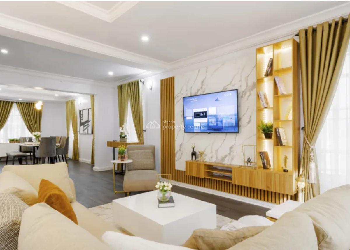 High-end 4-bedroom Terrace with Luxury Features, Ikeja, Lagos, Flat / Apartment Short Let