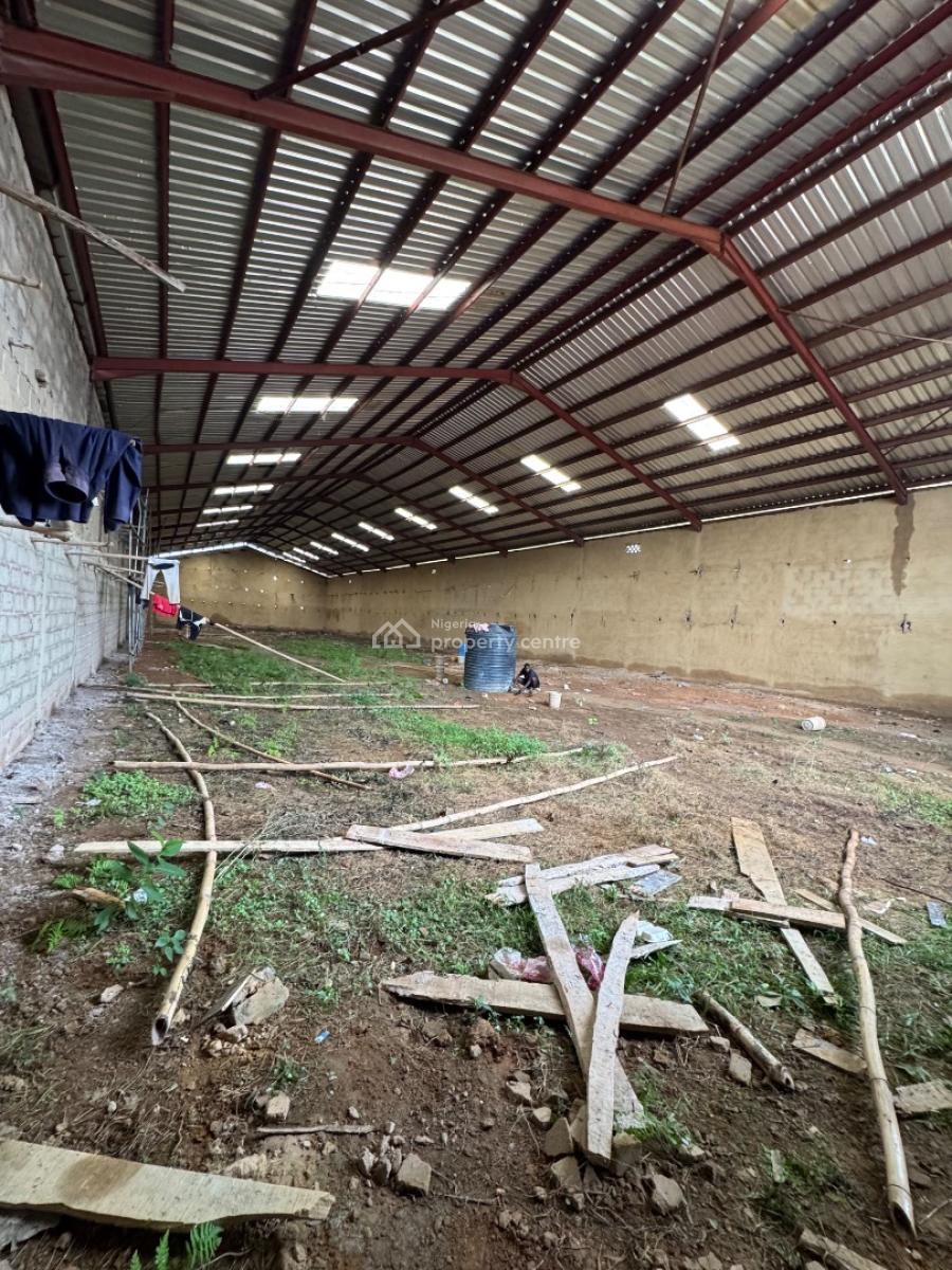 2 Bay Warehouse + Sitting on 10,000 Sqm of Land + Borehore, Light Etc, Industrial Area, Ogere Interchange, Km 46, Ogun, Warehouse for Rent