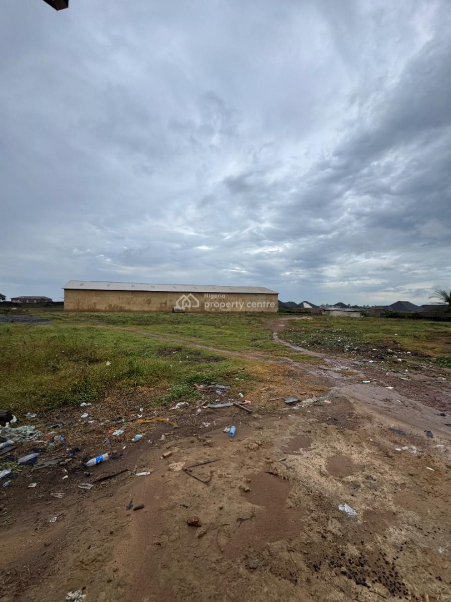 2 Bay Warehouse + Sitting on 10,000 Sqm of Land + Borehore, Light Etc, Industrial Area, Ogere Interchange, Km 46, Ogun, Warehouse for Rent