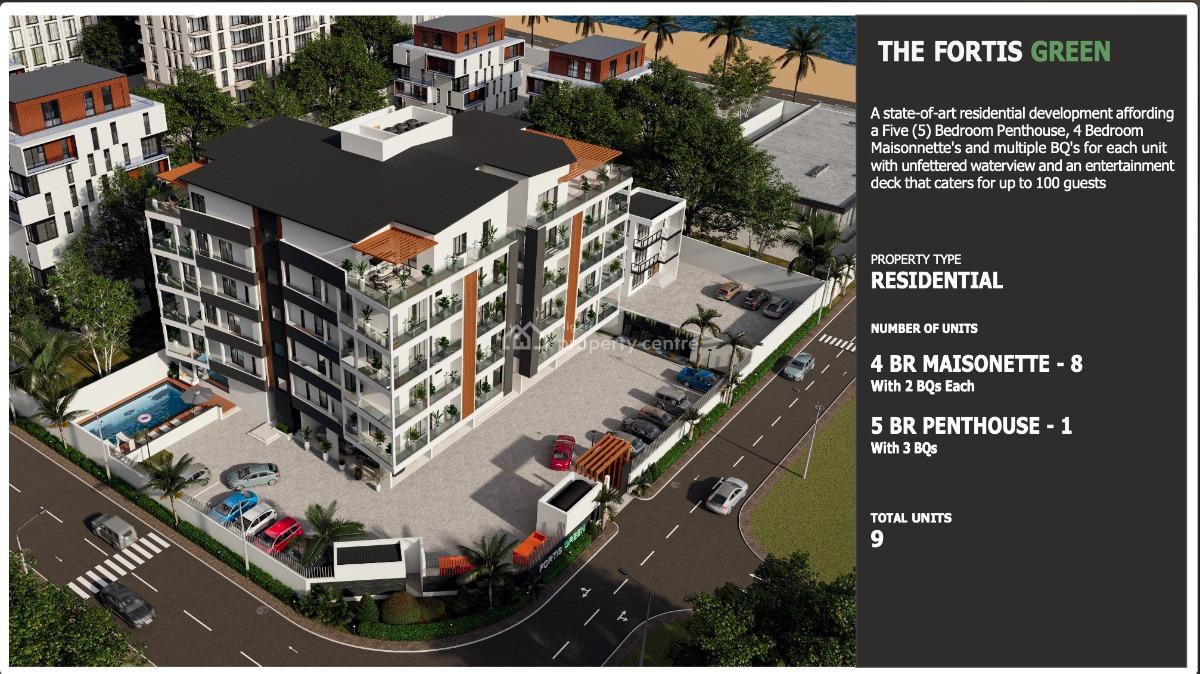 Fortis Green Luxury Waterfront Maisonettes, Macpherson Avenue, Old Ikoyi, Lagos, Ikoyi, Lagos, Block of Flats for Sale
