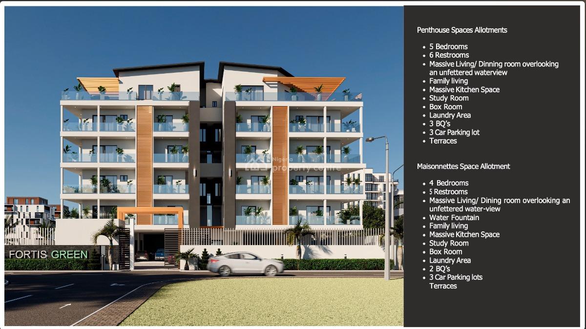 Fortis Green Luxury Waterfront Maisonettes, Macpherson Avenue, Old Ikoyi, Lagos, Ikoyi, Lagos, Block of Flats for Sale