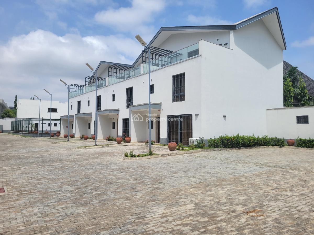 Corporate Lease Furnished 3 Bedroom Terrace Duplex with Bq, Asokoro District, Abuja, Terraced Duplex for Rent