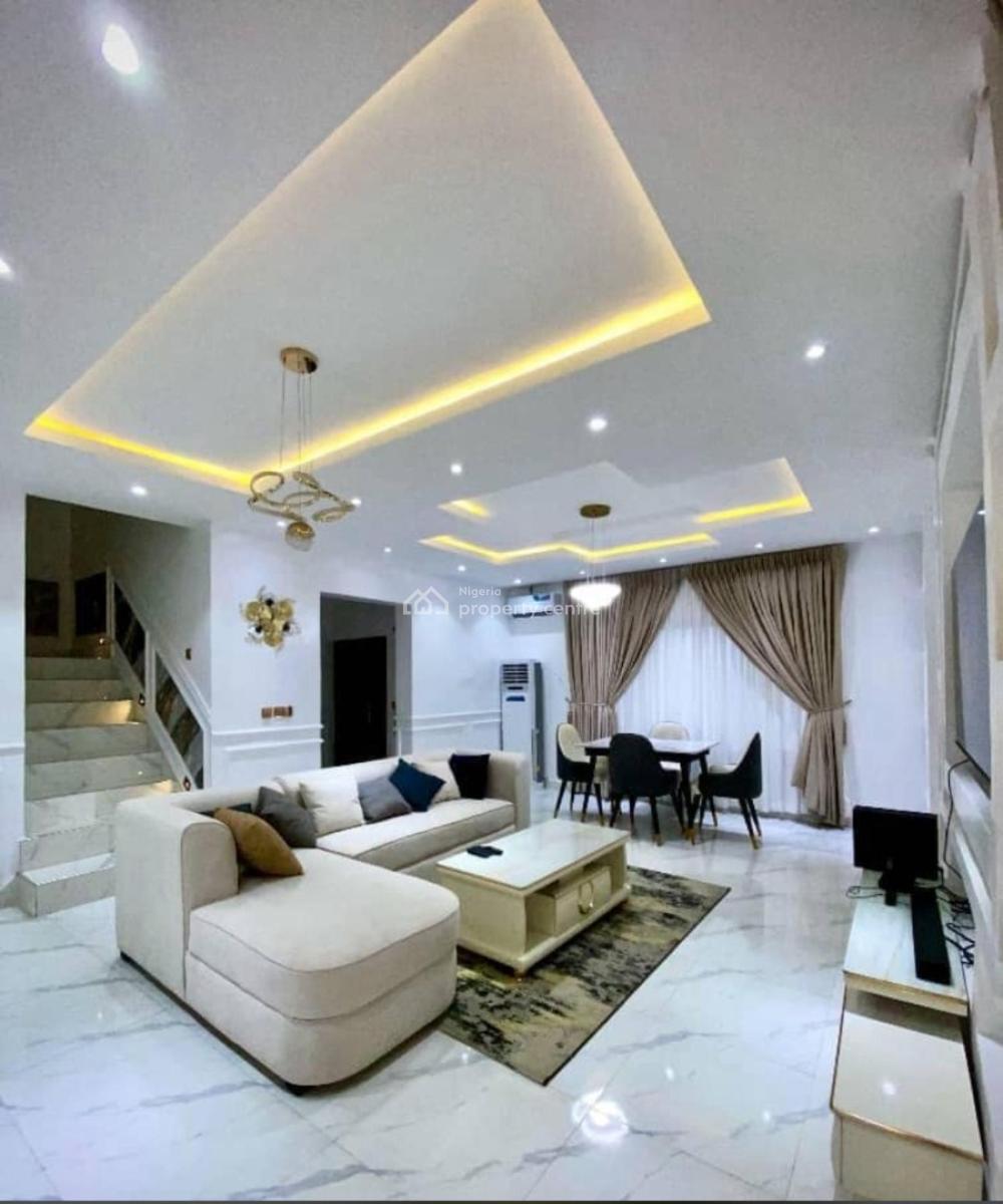 a Well Furnished Luxurious 4 Bedroom Duplex, De Castle Max Estate, Lekki, Lagos, Semi-detached Duplex for Rent