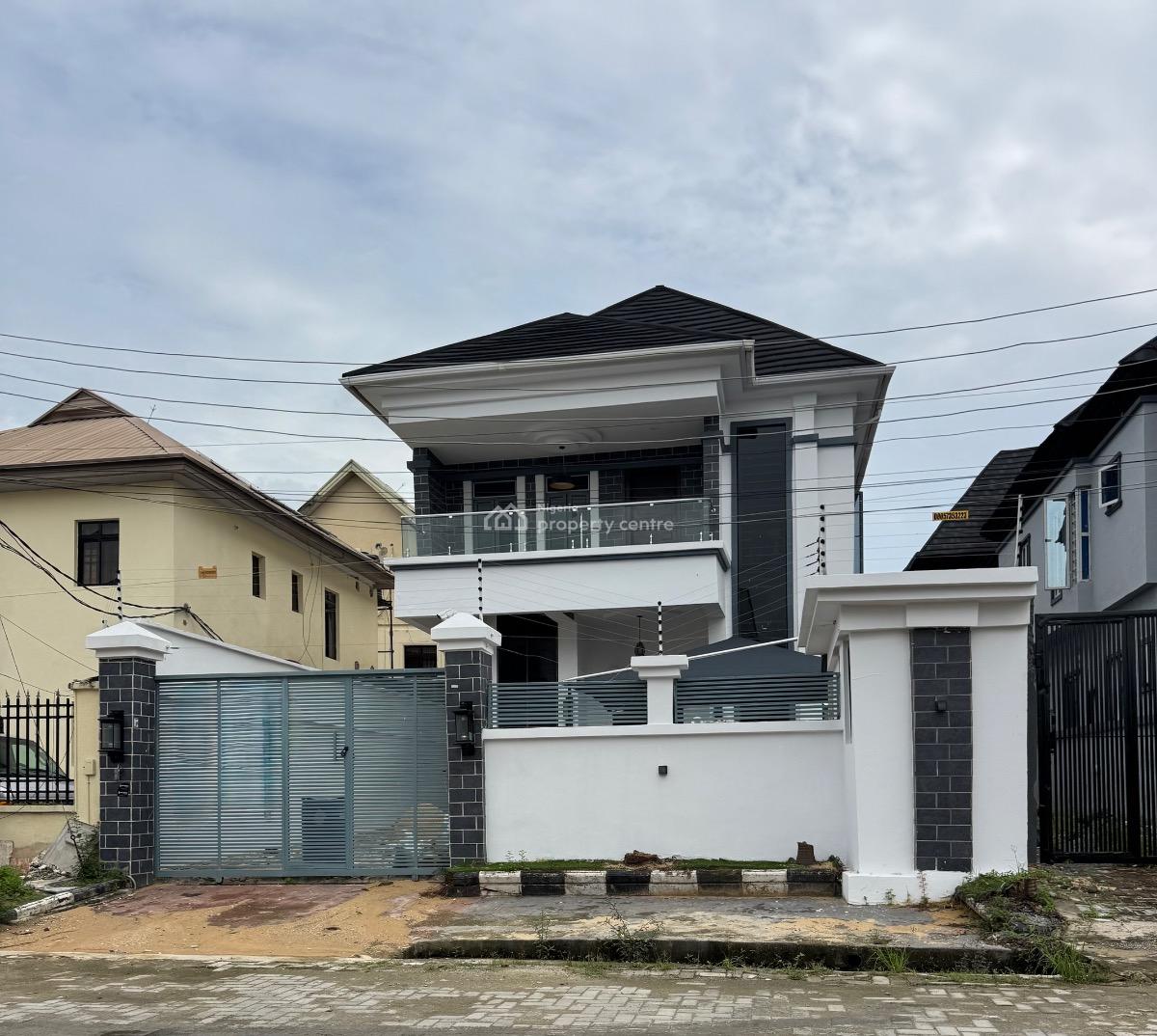 Elegantly Built 5 Bedroom Detached Duplex + Bq, Chevron, Lekki Expressway, Lekki, Lagos, Detached Duplex for Rent
