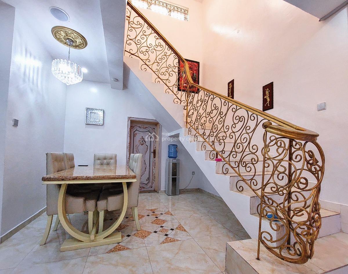 Luxury Fully Furnished 4 Bed Duplex + Lounge, Lekki Gardens Phase 5, General Paint Ajah, Ajah, Lagos, Semi-detached Duplex for Rent