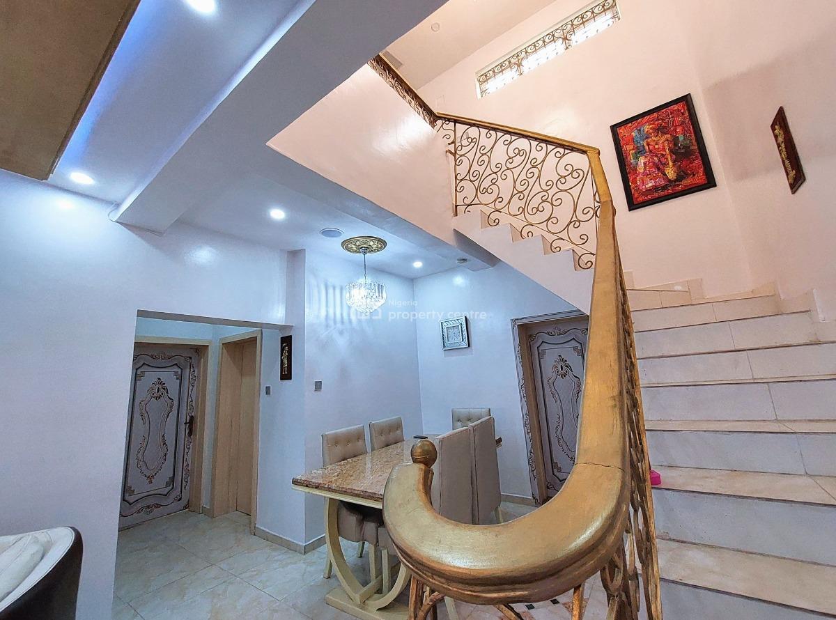 Luxury Fully Furnished 4 Bed Duplex + Lounge, Lekki Gardens Phase 5, General Paint Ajah, Ajah, Lagos, Semi-detached Duplex for Rent