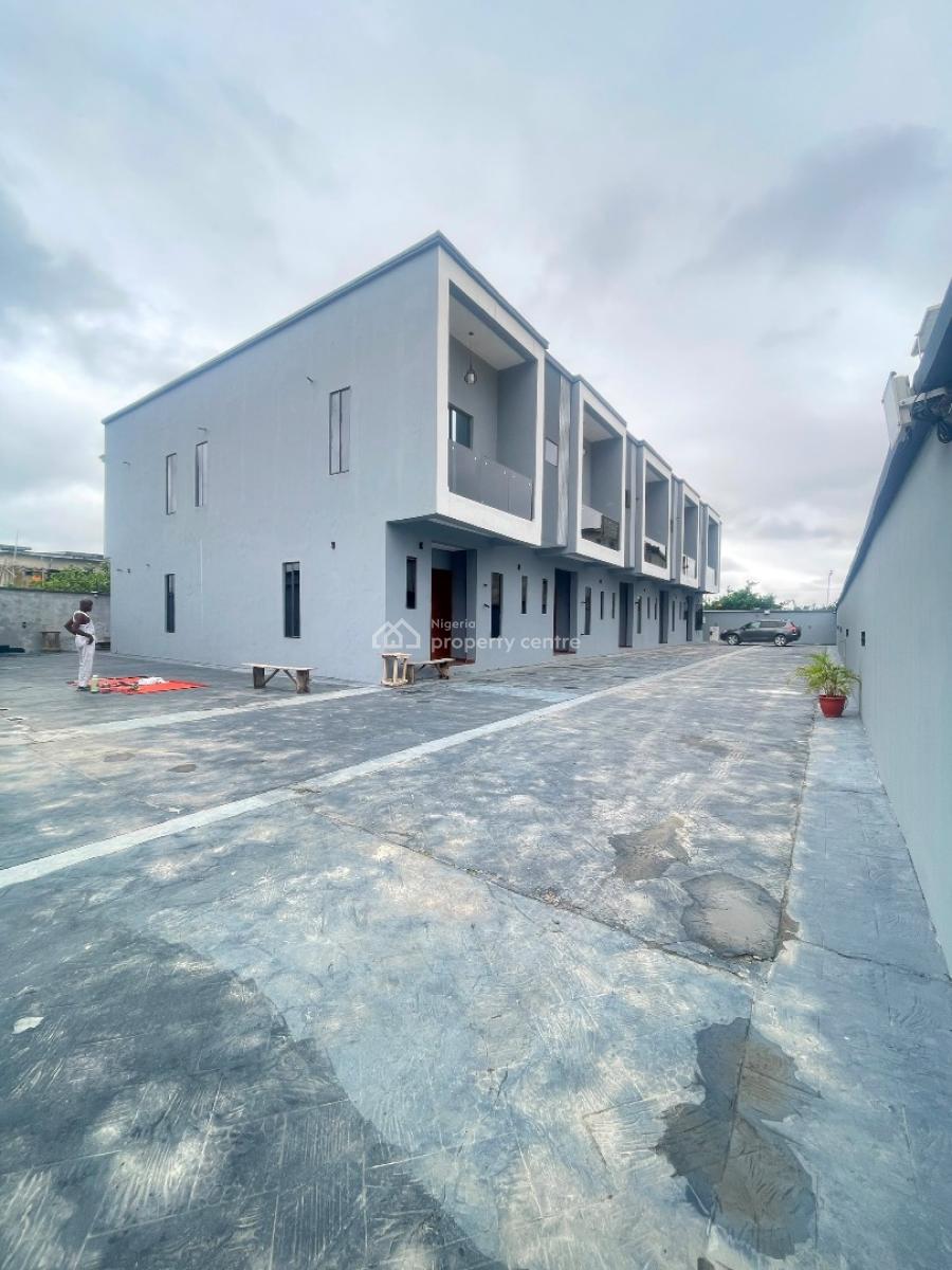 Exquisite 4 Bedroom Terrace Duplex with Bq, Abraham Adesanya, Ajah, Lagos, Terraced Duplex for Sale