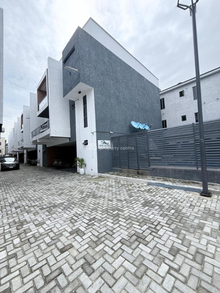 4 Bedroom Terrace Duplex with Bq, Ikate, Lekki, Lagos, Terraced Duplex for Rent