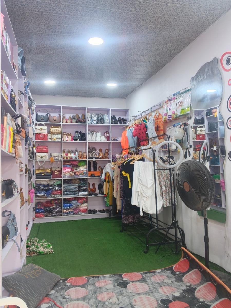 an Exceptional Opportunity to Acquire a Fully Operational Clothing, Oke Ira Nla Ado Road, Ado, Ajah, Lagos, Shop for Rent