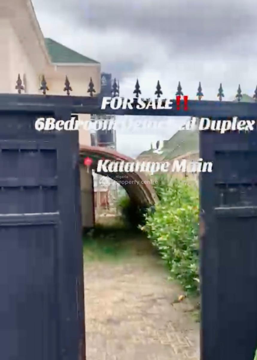 Mansion in Well Secured Location + B Q, Katampe (main), Katampe, Abuja, Detached Duplex for Sale