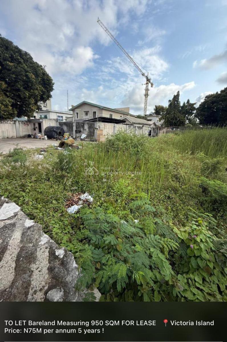 950sqm  Bareland, Victoria Island (vi), Lagos, Land for Rent