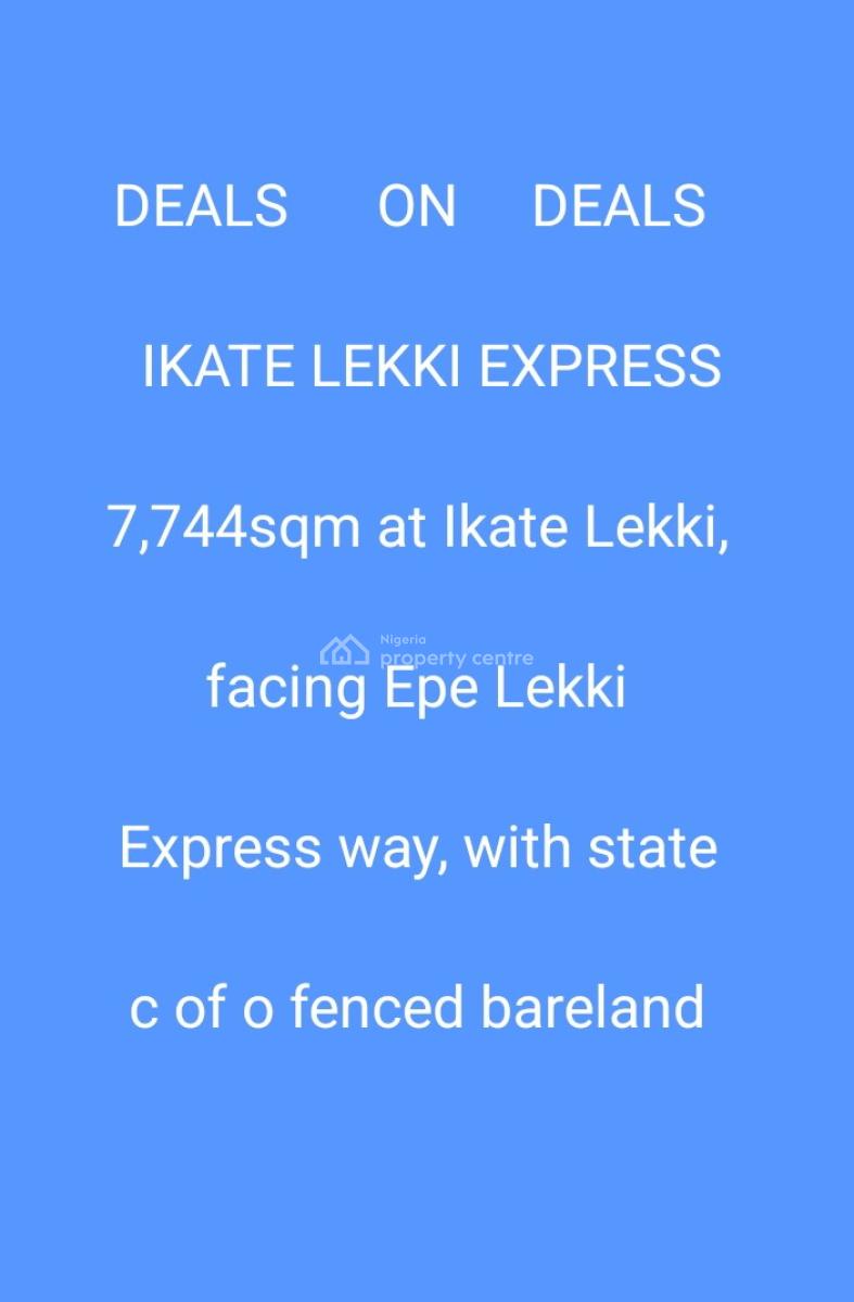 Land, Ikate Facing The Expressway, Lekki Expressway, Lekki, Lagos, Land for Sale
