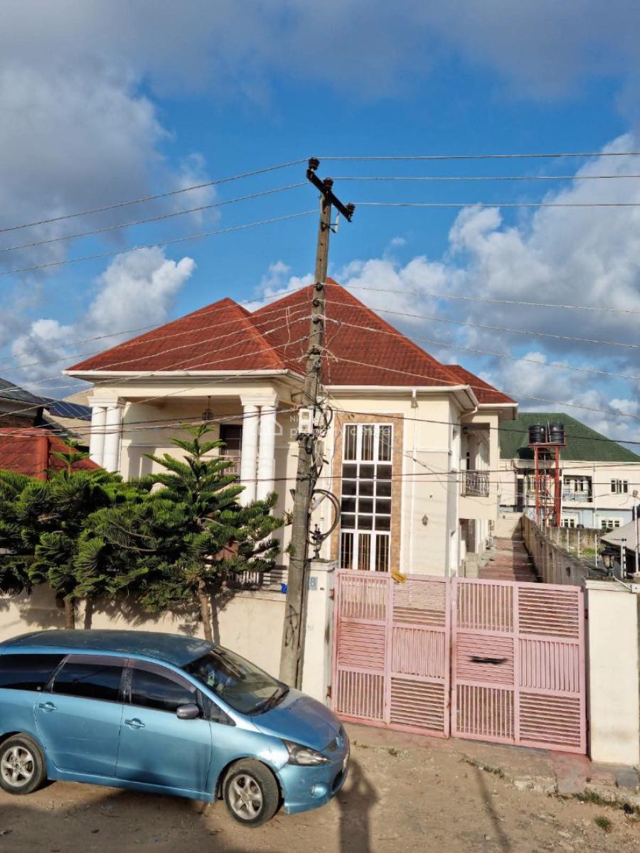 Solid 6 Bedroom Detached Duplex with 2 Units of Flats, Okota Road, Okota, Isolo, Lagos, Detached Duplex for Sale