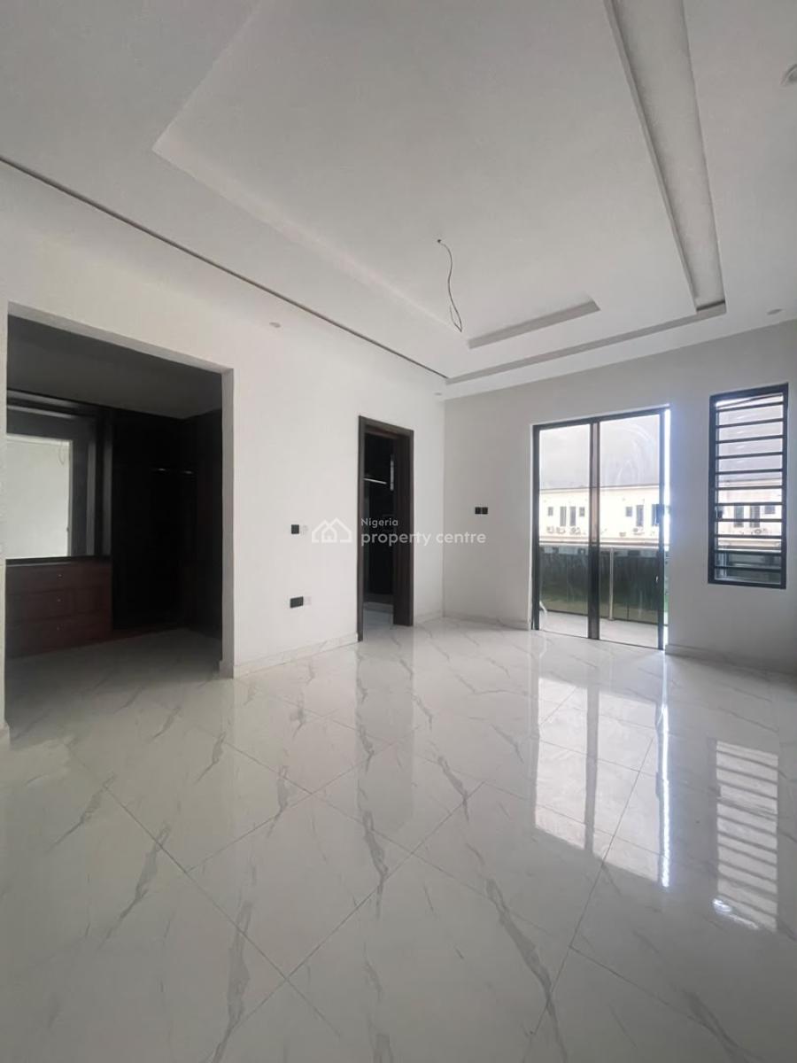 Elegant 4-bedroom Terrace Home with Inbuilt Sound System & Bq, Nestled Within a Well-developed Neighborhood, Abraham Adesanya Axis, Ajah, Lagos, Terraced Duplex for Sale