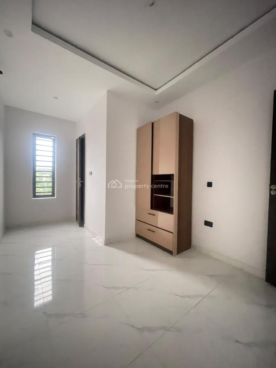 Elegant 4-bedroom Terrace Home with Inbuilt Sound System & Bq, Nestled Within a Well-developed Neighborhood, Abraham Adesanya Axis, Ajah, Lagos, Terraced Duplex for Sale