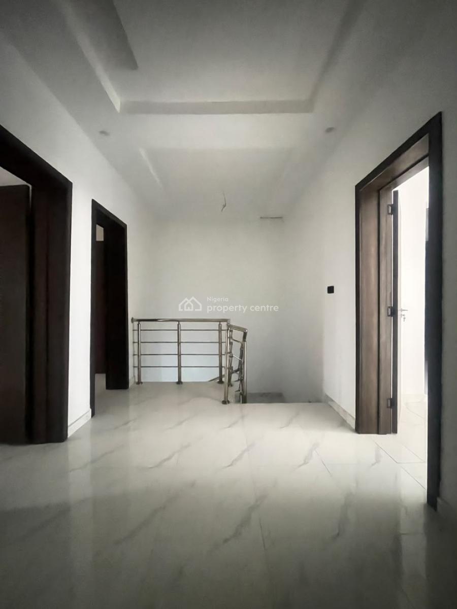 Elegant 4-bedroom Terrace Home with Inbuilt Sound System & Bq, Nestled Within a Well-developed Neighborhood, Abraham Adesanya Axis, Ajah, Lagos, Terraced Duplex for Sale