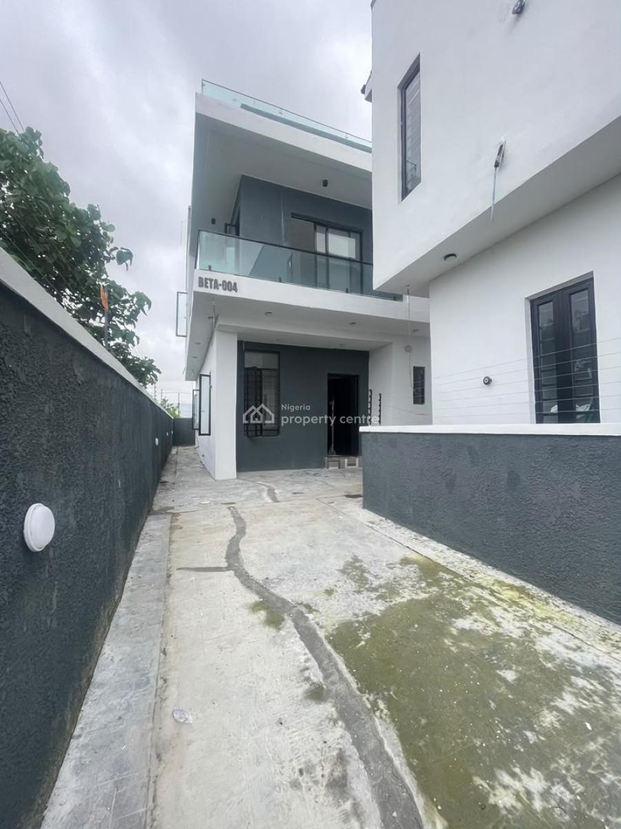 Elegant 4-bedroom Semi-detached Home in a Secure Gated Estate with Bq, Abraham Adesanya, Ajah, Lagos, Semi-detached Duplex for Sale