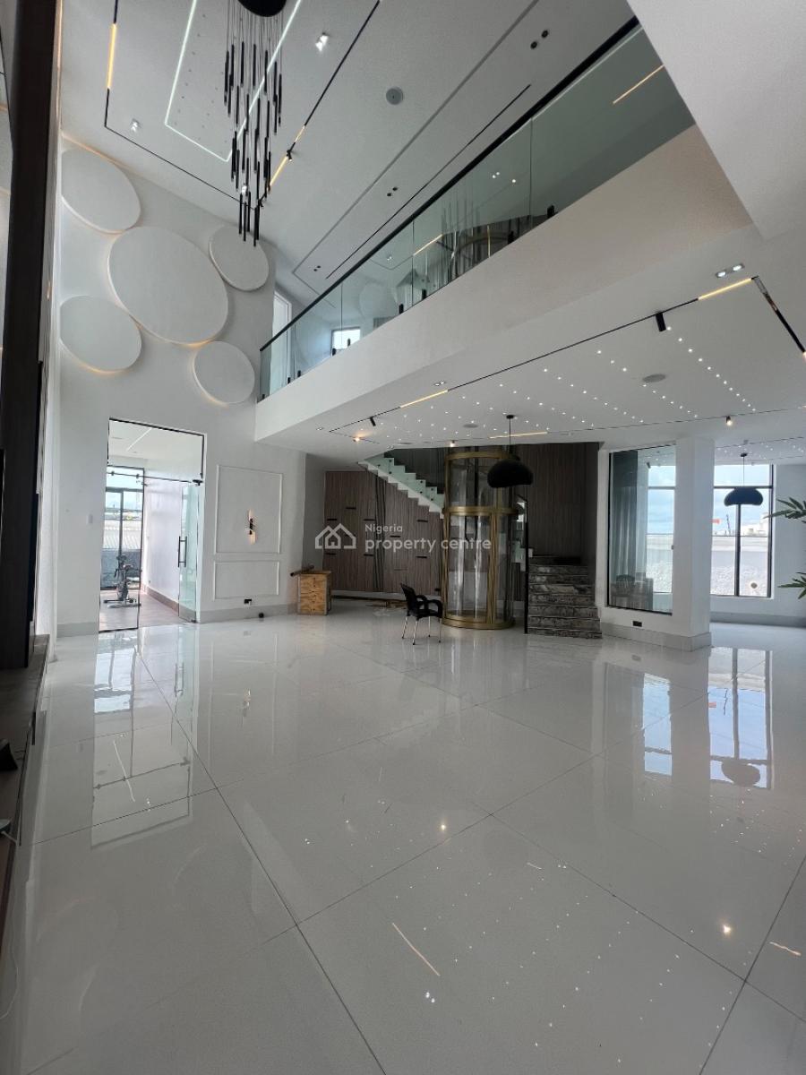 Luxury 6bedroom Detached Duplex with Bq, Elevator,pool, Cinema & Gym, Spacious 6bedroom Ensuite Layout * Elevator  • Fully Fitted Kitchen Wi, Lekki, Lagos, Detached Duplex for Sale