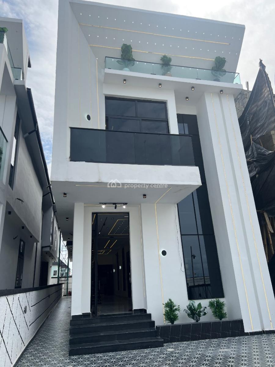 Contemporary 5bedroom  Fully Detached Duplex, Wet & Dry Fitted Kitchen with Accessories  - [ ] Modern Day Pop Ceilin, Lekki, Lagos, Detached Duplex for Sale