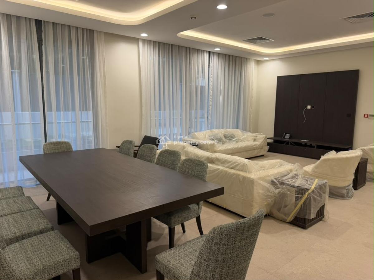 Luxury Furnished 3-bedroom Apartment with Bq & Swimming Pool, Asokoro District, Abuja, Flat / Apartment for Rent