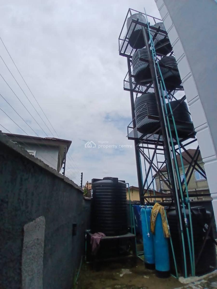 New  Luxury Ensuit 2 Bedroom  Apt with Inverter, in a Secured Est, Badore, Ajah, Lagos, Flat / Apartment for Rent