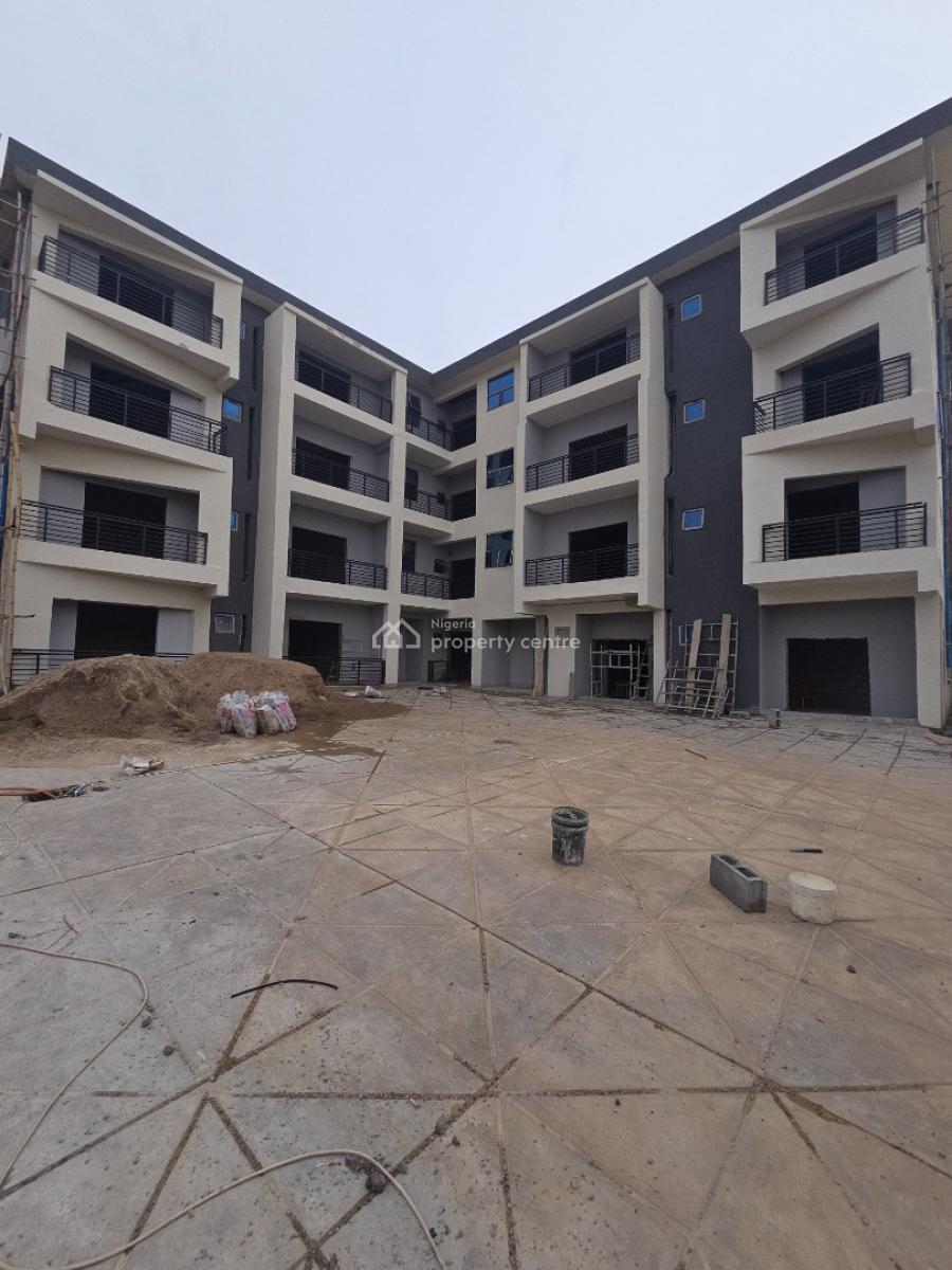 an Advanced Finished Extra Larg Mordn 3bed Room Flat with 1room Bq, Through Vio Office, Area 1, Garki, Abuja, Block of Flats for Sale