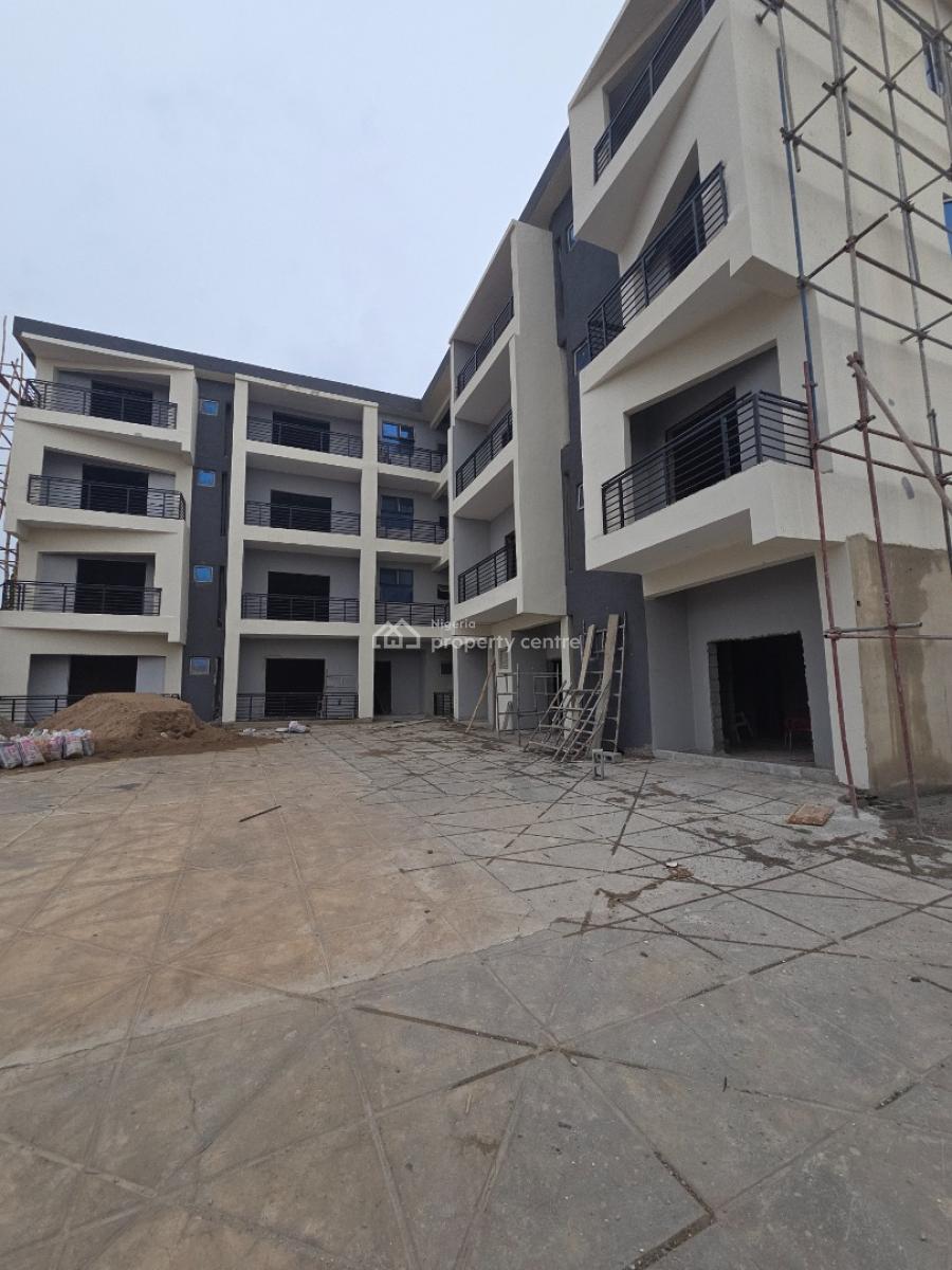 an Advanced Finished Extra Larg Mordn 3bed Room Flat with 1room Bq, Through Vio Office, Area 1, Garki, Abuja, Block of Flats for Sale