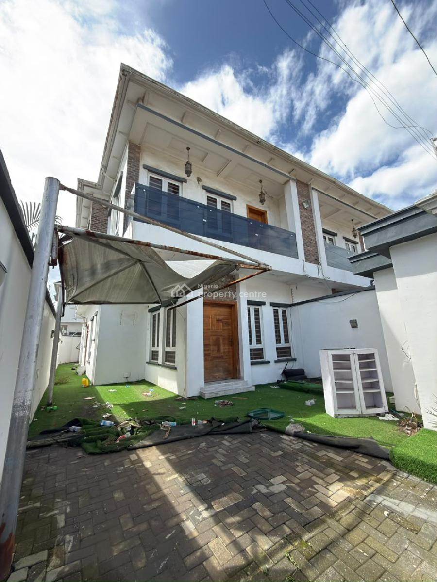 4 Bedroom Semi-detached Duplex with Bq, Osapa, Lekki, Lagos, Semi-detached Duplex for Rent