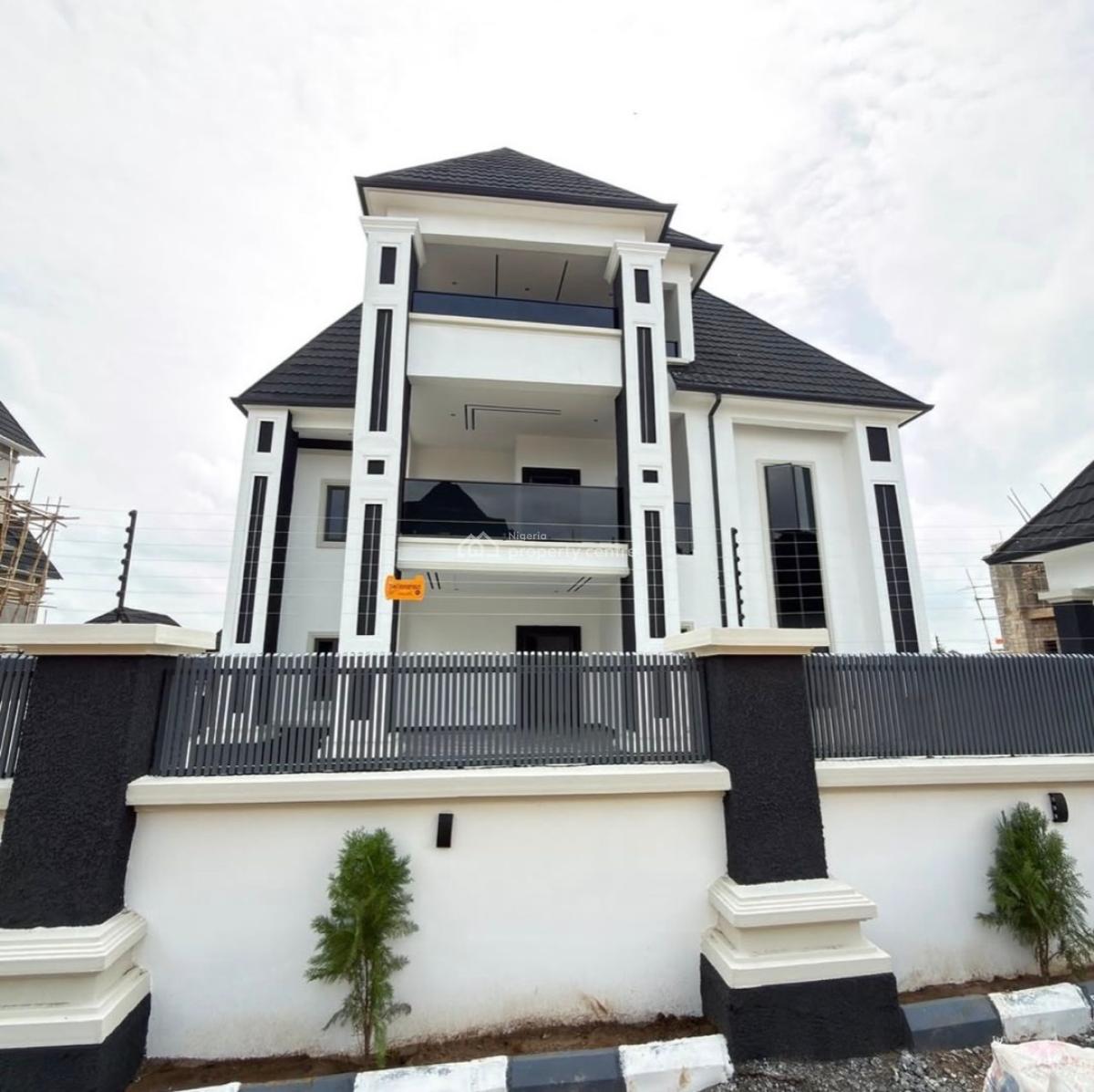 Brand New 6 Bedroom Detached Spacious Duplex,2 Rooms Bq, Serene Neighborhood, Dakwo, Abuja, Detached Duplex for Sale
