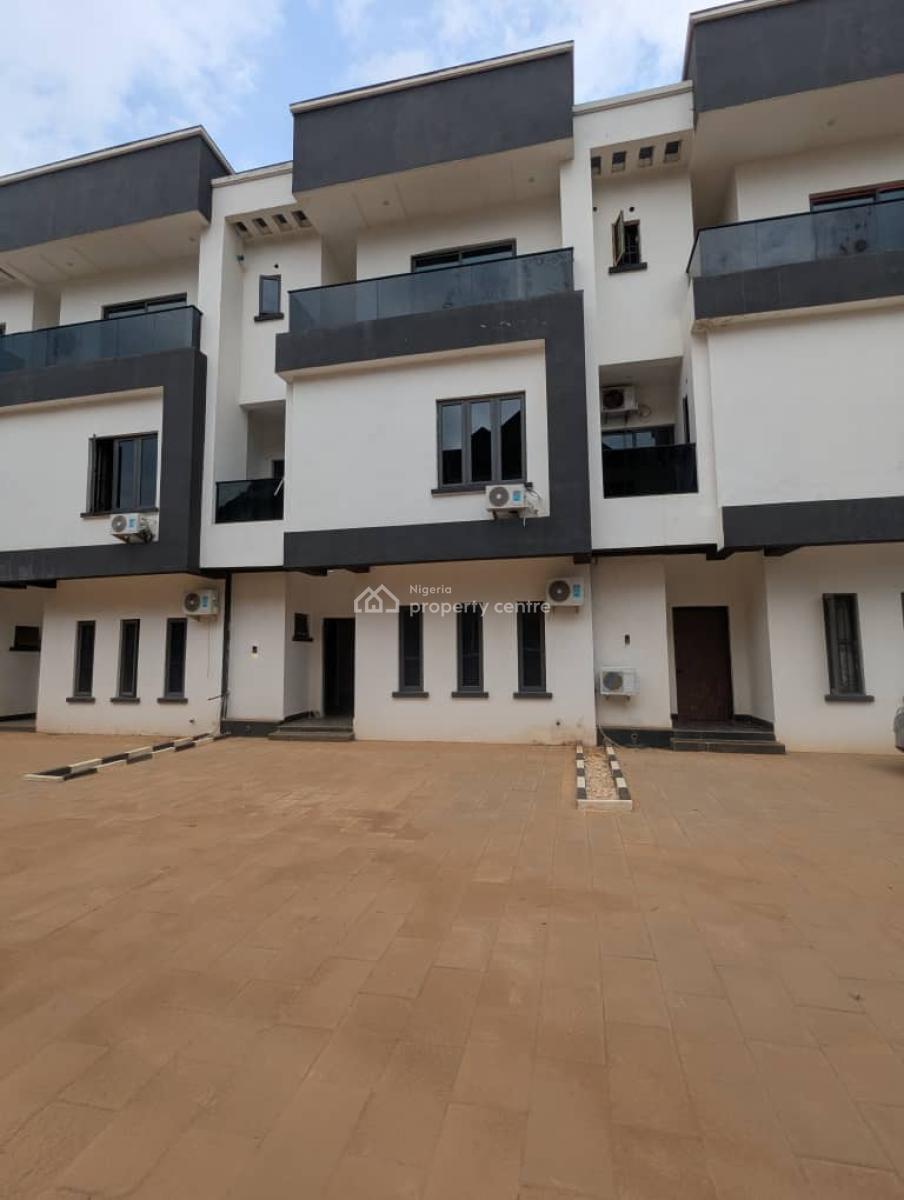 Well Built 4 Bedroom Terrace Duplex with Bq, Mabushi, Abuja, Terraced Duplex for Rent