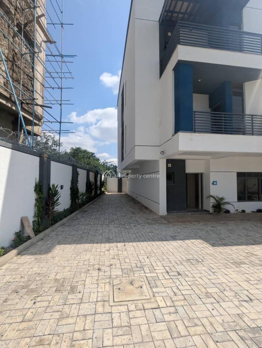Well Built 4bdrm Terrace Duplex with Bq, By Dakibiyu, Jabi, Abuja, Terraced Duplex for Rent