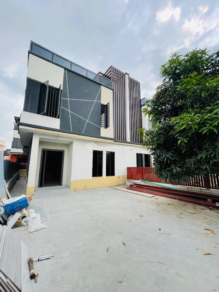 Beautifully Crafted 4 Bedroom Semi Detached Duplex with Bq, Exclusively Built Home with Bq in a Well Secured Estate, Gbagada, Lagos, Semi-detached Duplex for Sale