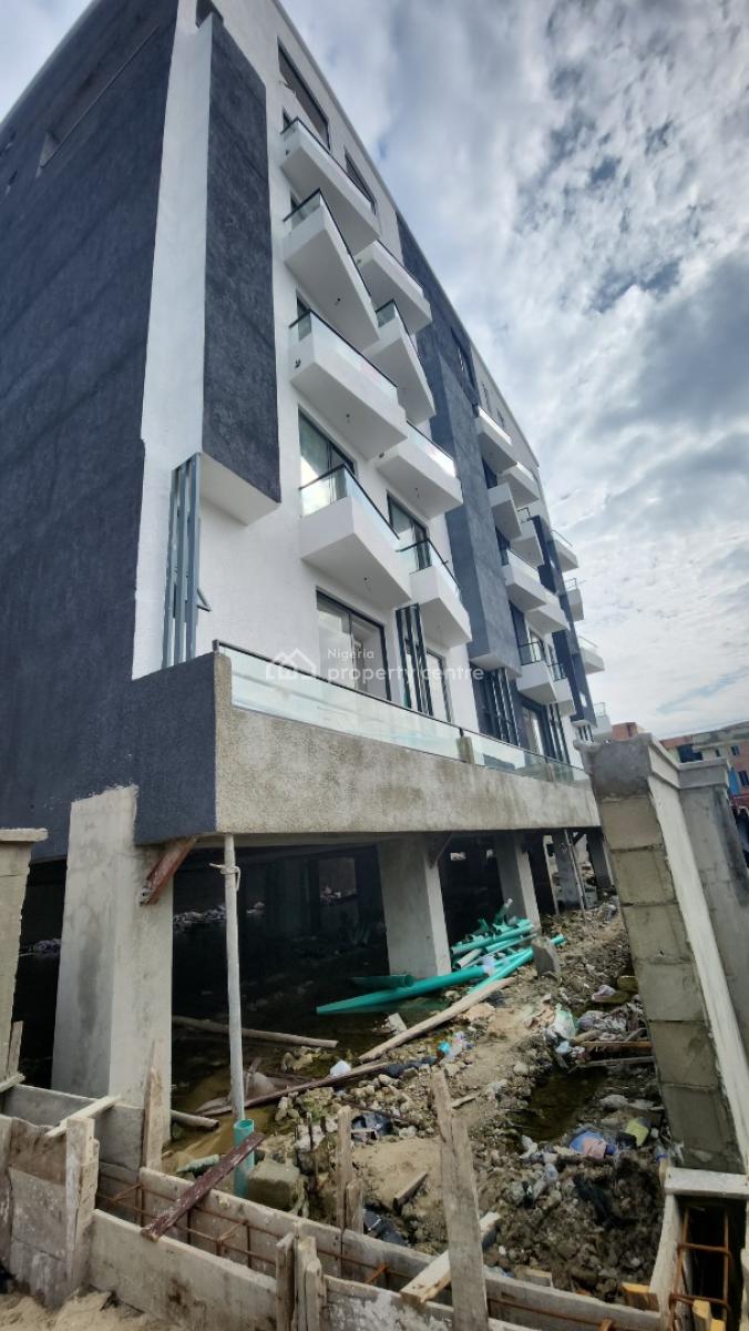 1, 2 & 3 Bedroom Serviced Apartment1bedroom Paints House: 180m,, Chevron Lekki, 1bedroom : 105m  2bedroom : 140m  1bedroom Paints House, Lekki, Lagos, Block of Flats for Sale