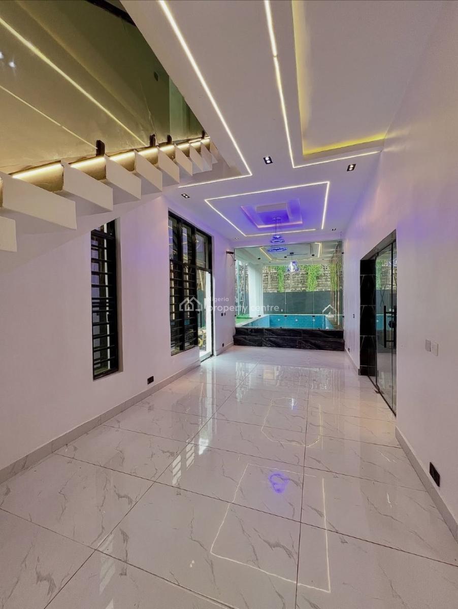 Massive 6 Bedroom Detached Duplex with Pool,cinema,gym and Bq, Chevron, Lekki, Lagos, Detached Duplex for Sale