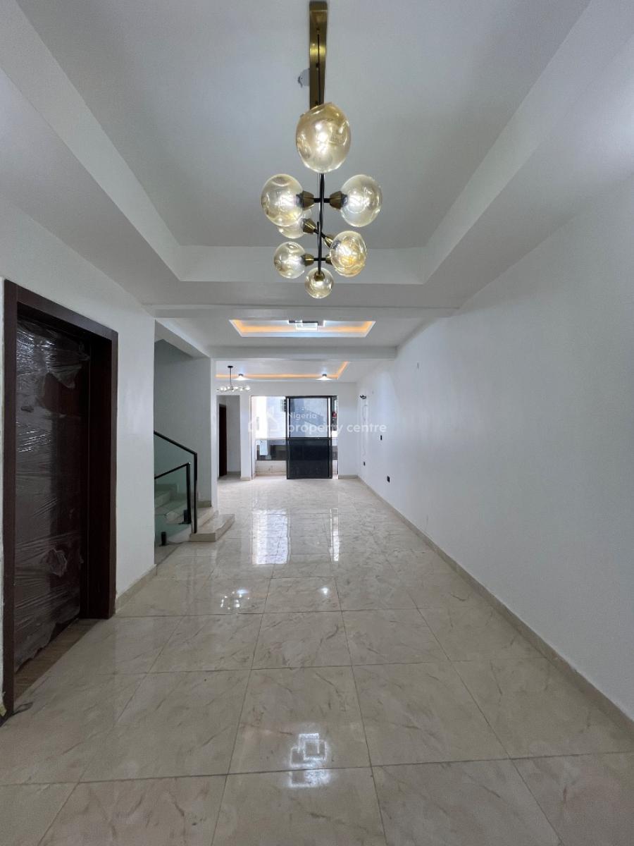 Standard Newly Built 4 Bedroom Terrace Duplex with Bq, Solar, Stunningly Designed Home with Solar, Bq, Garage in an Estate, Surulere, Lagos, Terraced Duplex for Sale