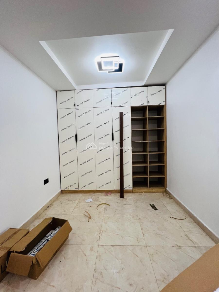 Standard Newly Built 4 Bedroom Terrace Duplex with Bq, Solar, Stunningly Designed Home with Solar, Bq, Garage in an Estate, Surulere, Lagos, Terraced Duplex for Sale