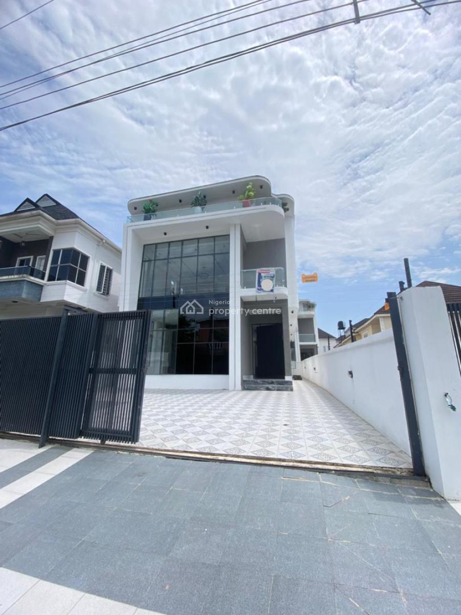 Finished 5-bedroom Fully Detached Duplex with Swimming Pool & Bq, Chevron, Lekki, Lagos, Terraced Duplex for Sale