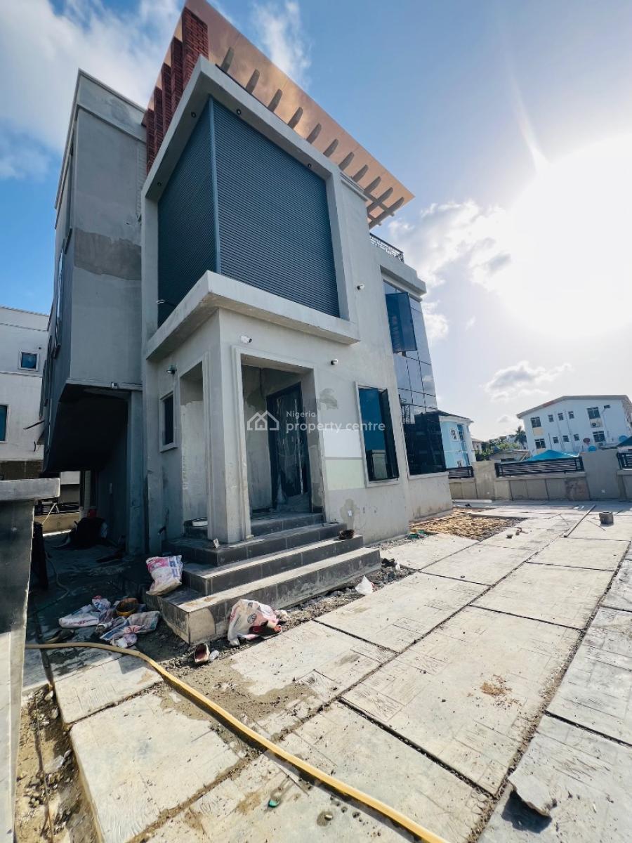 Exquisitely Built 4 Bedroom Duplex with Terrace  Plus Bq, Exclusively Designed Home + Gym Room, Bq, Terrace in a Secured Estate, Surulere, Lagos, Terraced Duplex for Sale