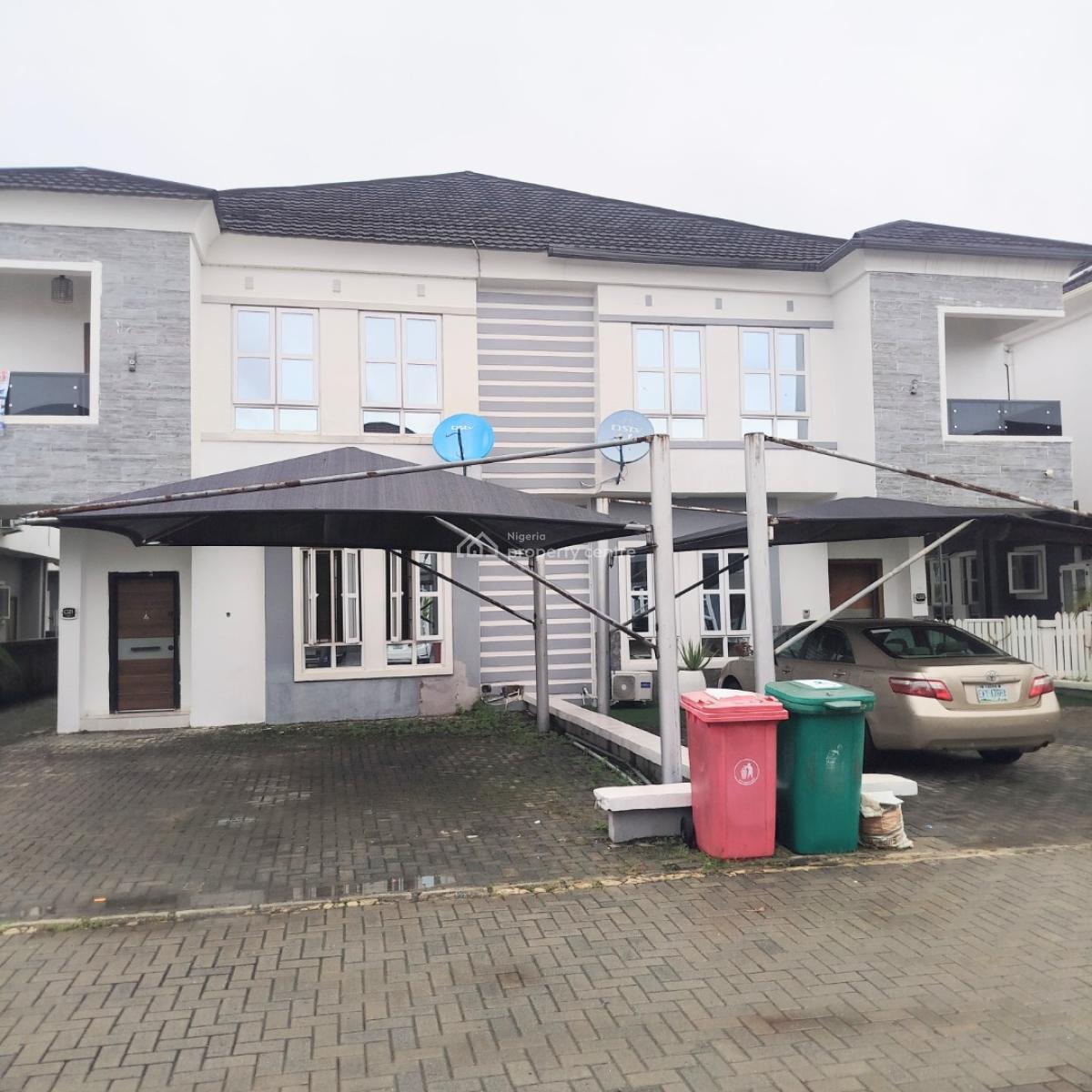 Nice Service 4 Bedroom Semi Detached Duplex with Bq, Victoria Bay, Royal Pine, Lekki Expressway, Lekki, Lagos, Semi-detached Duplex for Rent