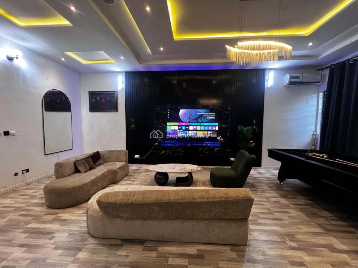 Furnished and Finished Self Compound 4 Bedroom Terrace Duplex, Dpkay District Estate, Orchid Road, Lekki, Lagos, Terraced Duplex for Rent