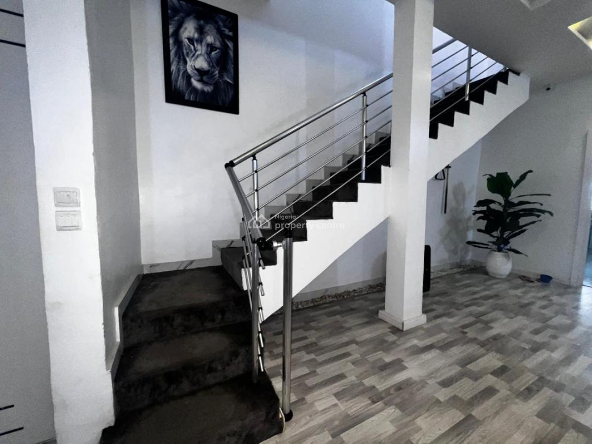 Furnished and Finished Self Compound 4 Bedroom Terrace Duplex, Dpkay District Estate, Orchid Road, Lekki, Lagos, Terraced Duplex for Rent