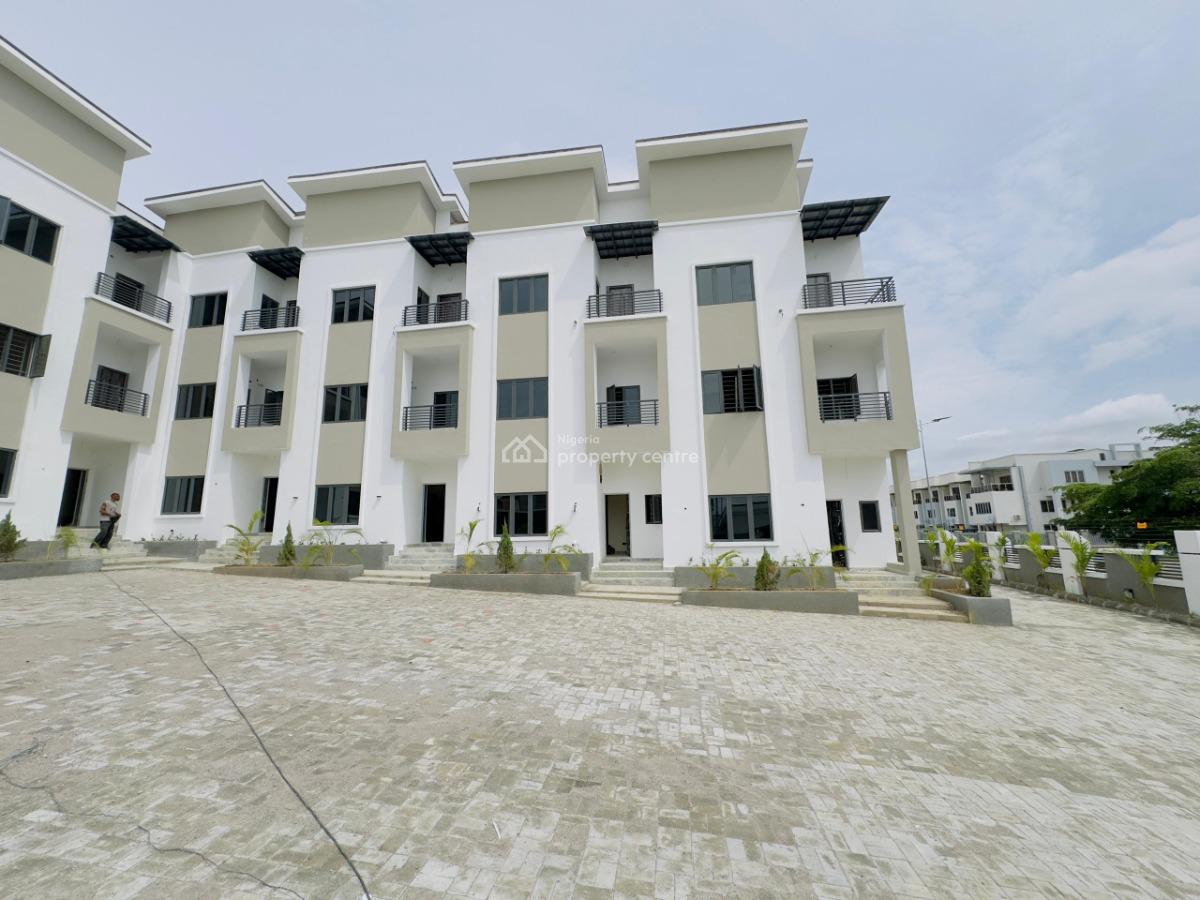 a Newly Built Spacious 4-bedroom Terrace Duplex + 1bq, Guzape District, Abuja, Terraced Duplex for Sale