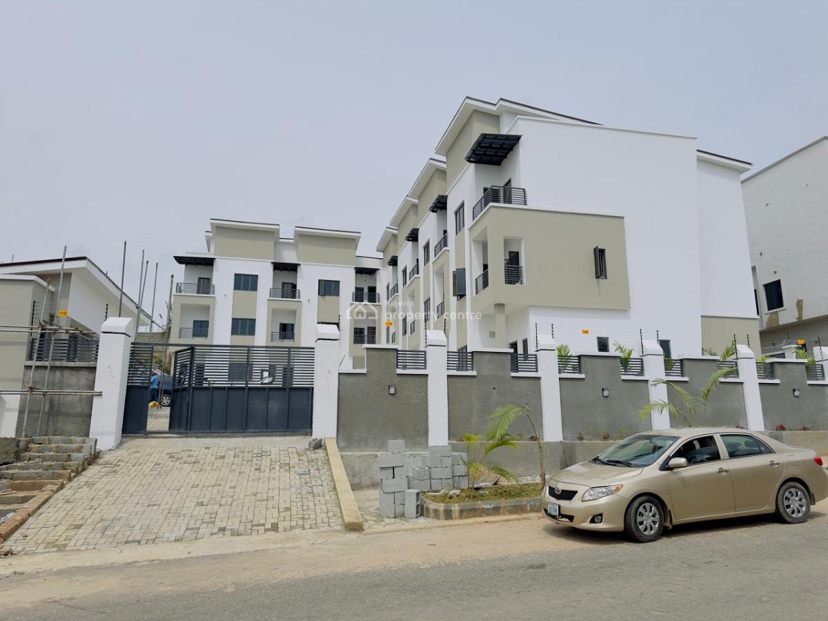a Newly Built Spacious 4-bedroom Terrace Duplex + 1bq, Guzape District, Abuja, Terraced Duplex for Sale