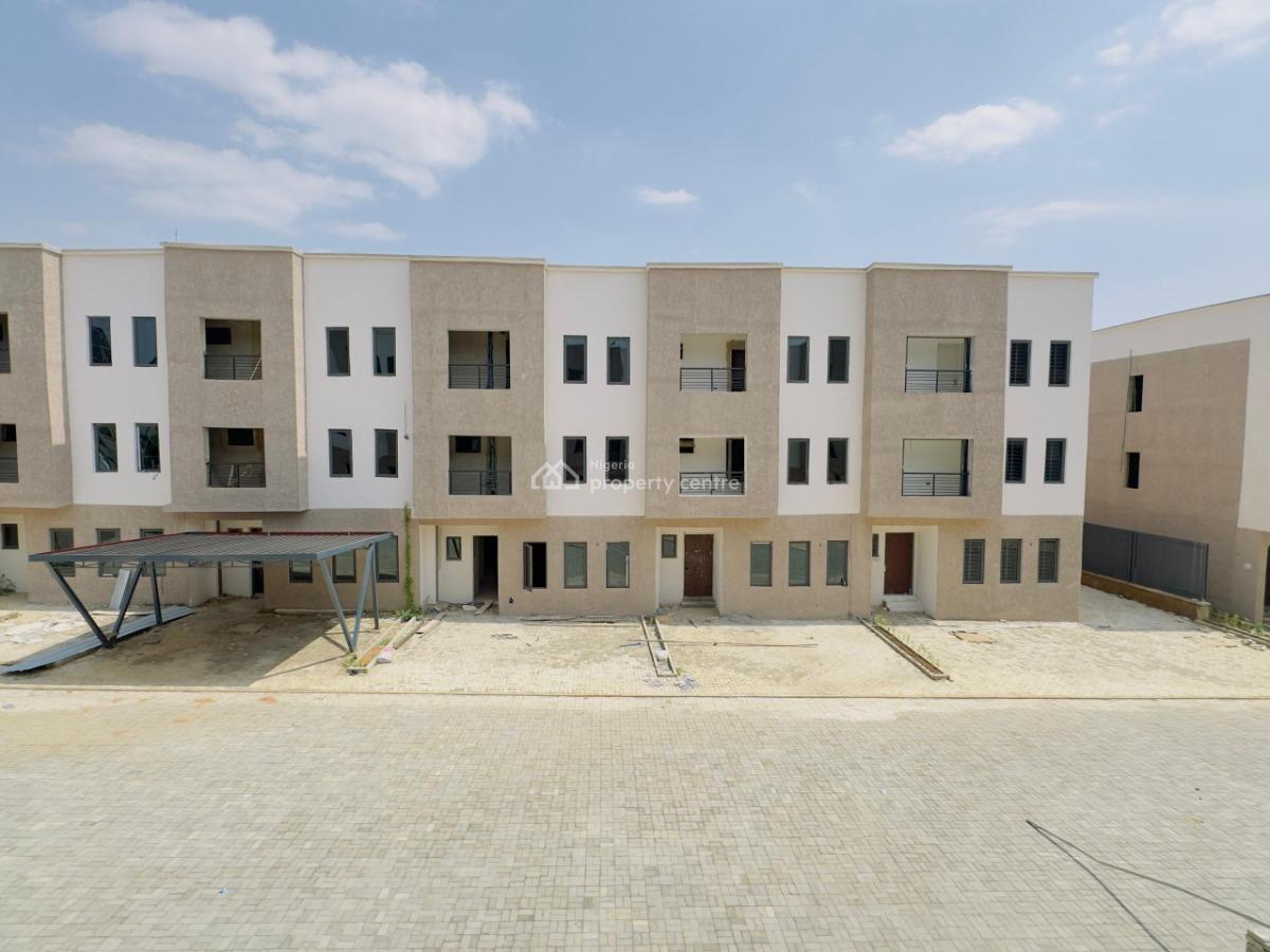 a Newly Built 4-bedroom Terrace Duplex ( Semi-finished), Gaduwa, Abuja, Terraced Duplex for Sale